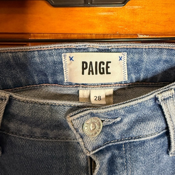 PAIGE Stella Crop Light Wash Jeans Womens 28 - Picture 3 of 7